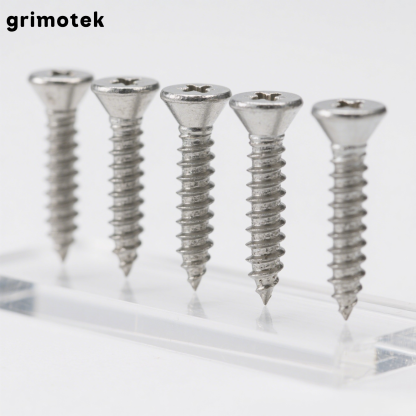 สกรูงานไม้ สกรูเกลียวปล่อย (200 ตัว)