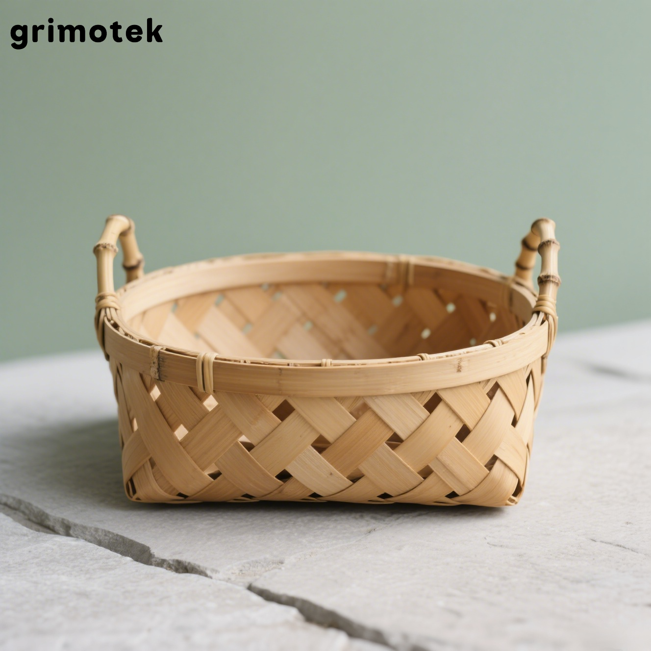 ตะกร้าไม้ไผ่สำหรับทำสวน