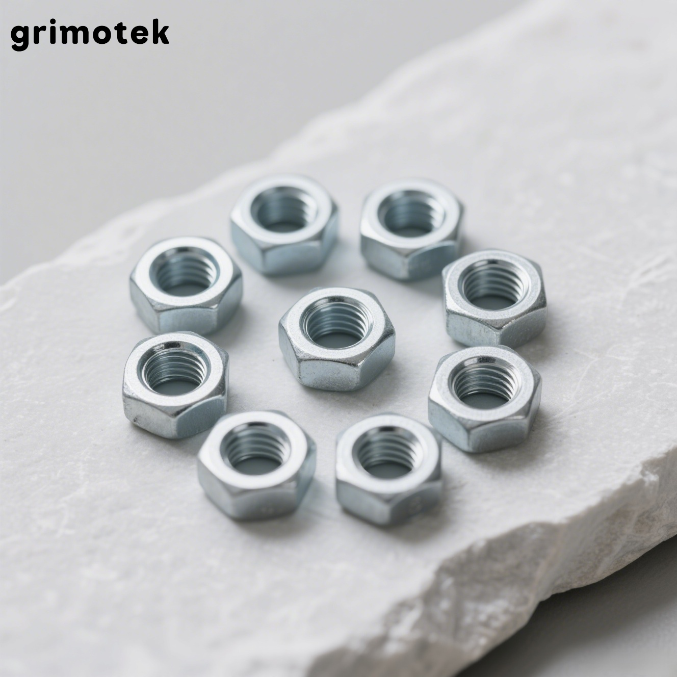 น็อตหกเหลี่ยมความแข็งแรงสูง (100 ชิ้น)