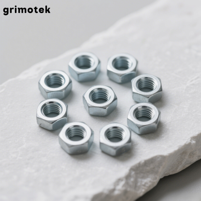 น็อตหกเหลี่ยมความแข็งแรงสูง (100 ชิ้น)