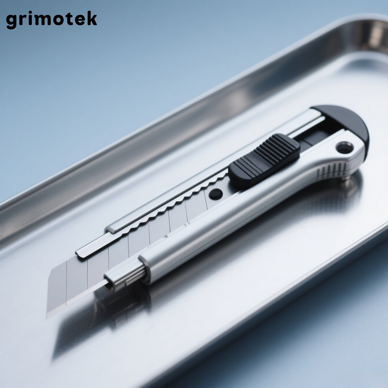 มีดอเนกประสงค์ใบมีดหนาสีดำที่เปิดกล่องแบบเอ็กซ์เพรส (10 ชิ้น)