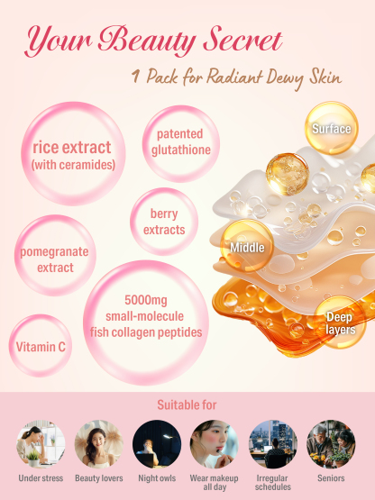 仲安家美妍膠原飲light Collagen Drink (light) (7Bags/Box)-[Non Halal-Seafood]