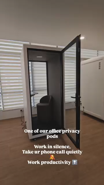 Movable Silence Booth/Office Pods/Phone Booths - Single Seater (kindly contact us before ordering)