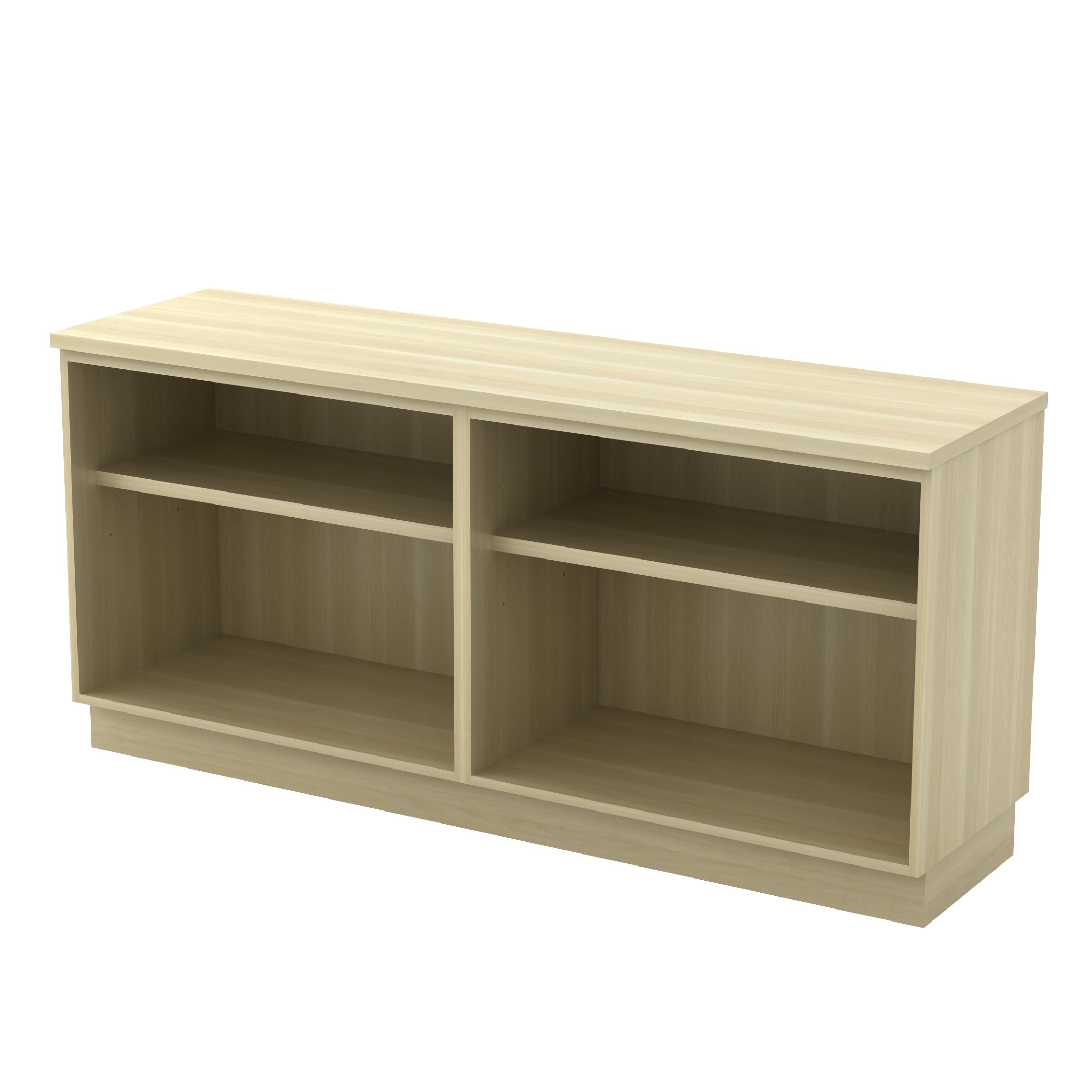 Dual Open Shelf Low Cabinet - 750H mm (EX)