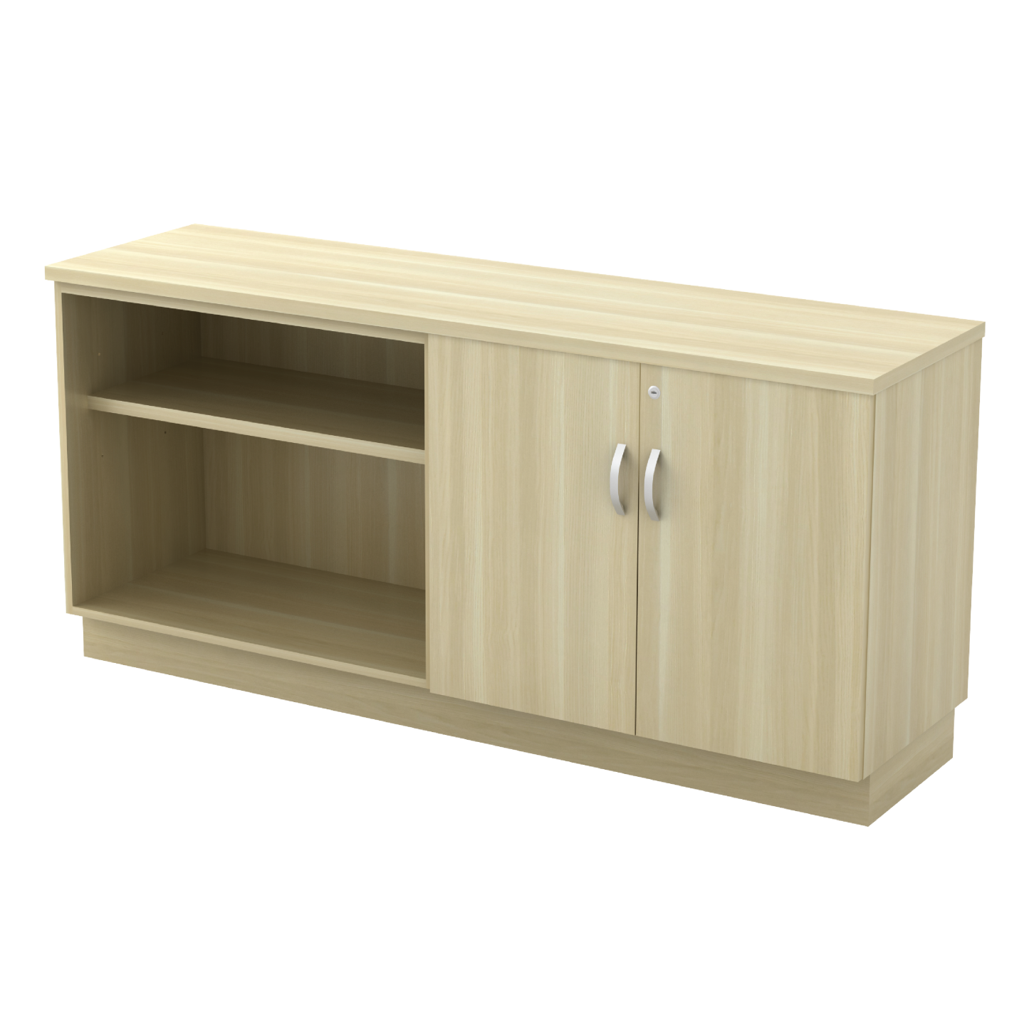Open Shelf + Swinging Door Low Cabinet - 750H mm (EX)