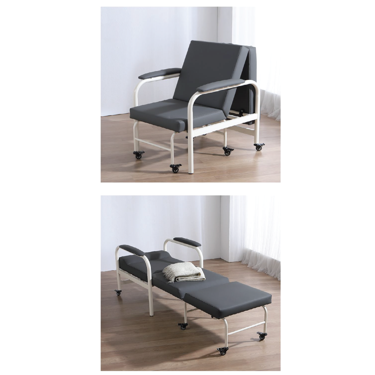 CARE Sofa Bed - 1 Seater (Hospital Sofa Bed)