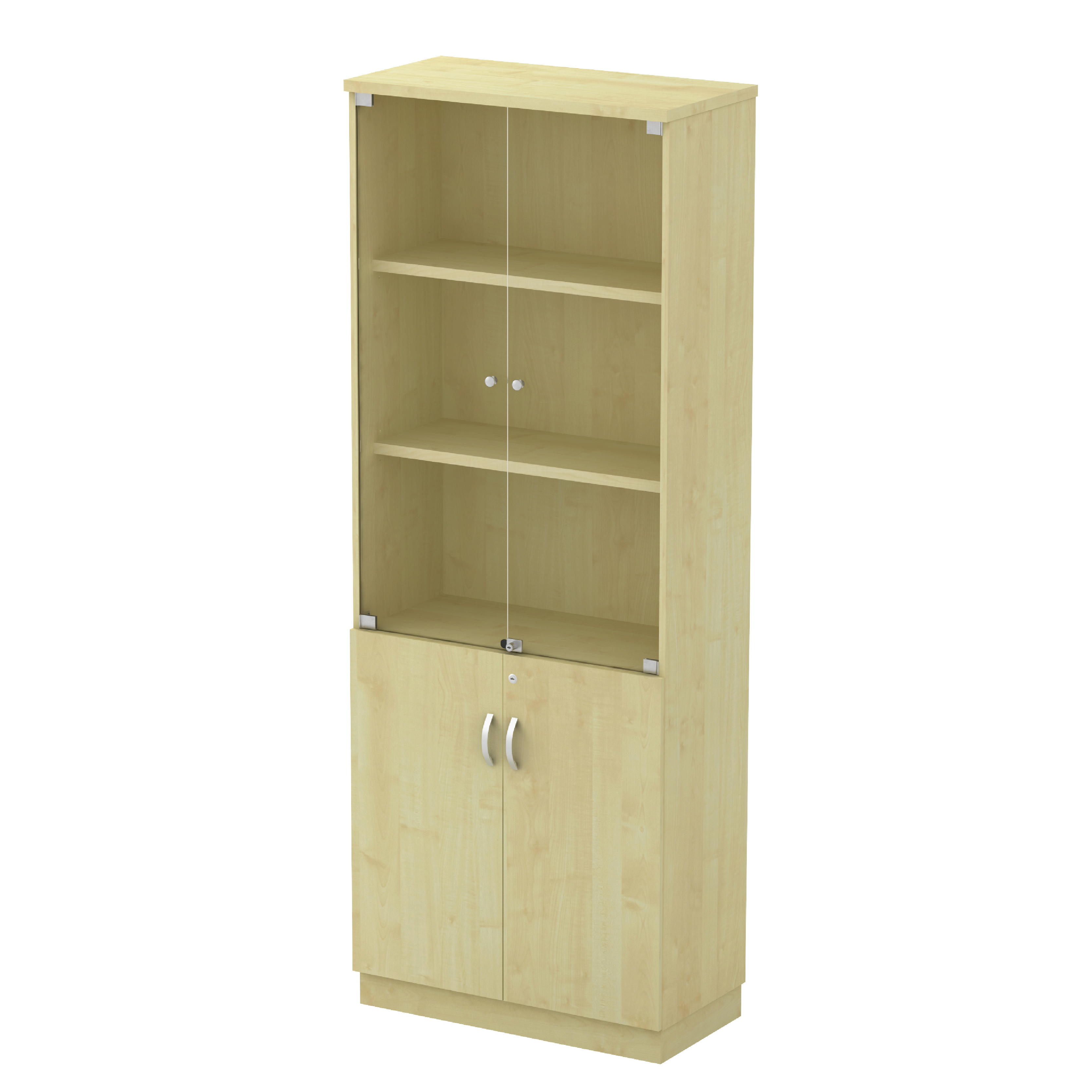 Swinging Glass Door Full Height Cabinet - 2110H mm - SQ