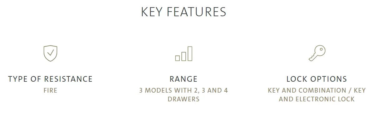 Chubbsafes RPF 5000 Series - 4 Drawer safe (kindly contact us before ordering)