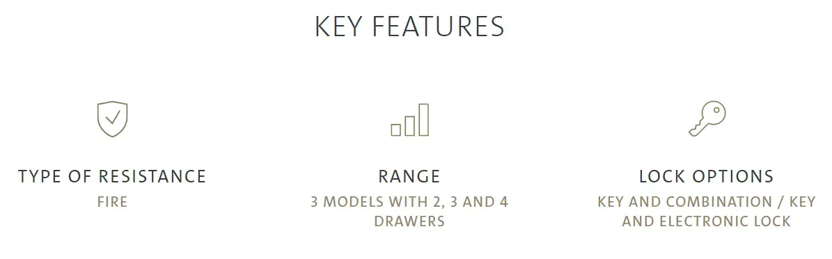 Chubbsafes RPF 5000 Series - 4 Drawer safe (kindly contact us before ordering)