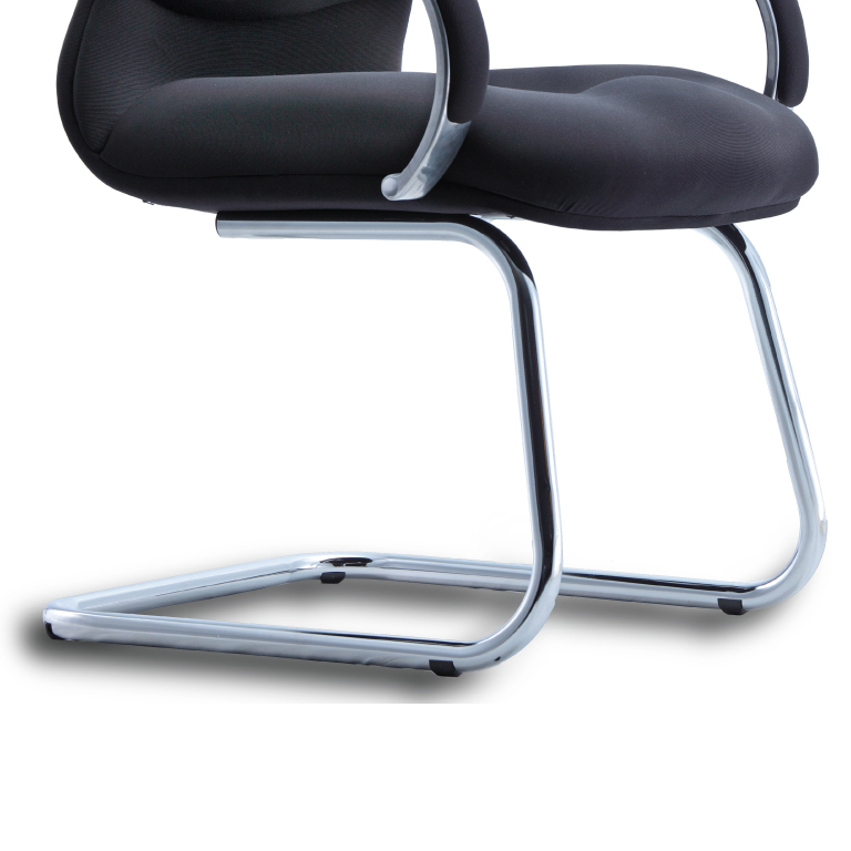 Ombak 2 Visitor Chair - With Chrome Cantilever Base Leg