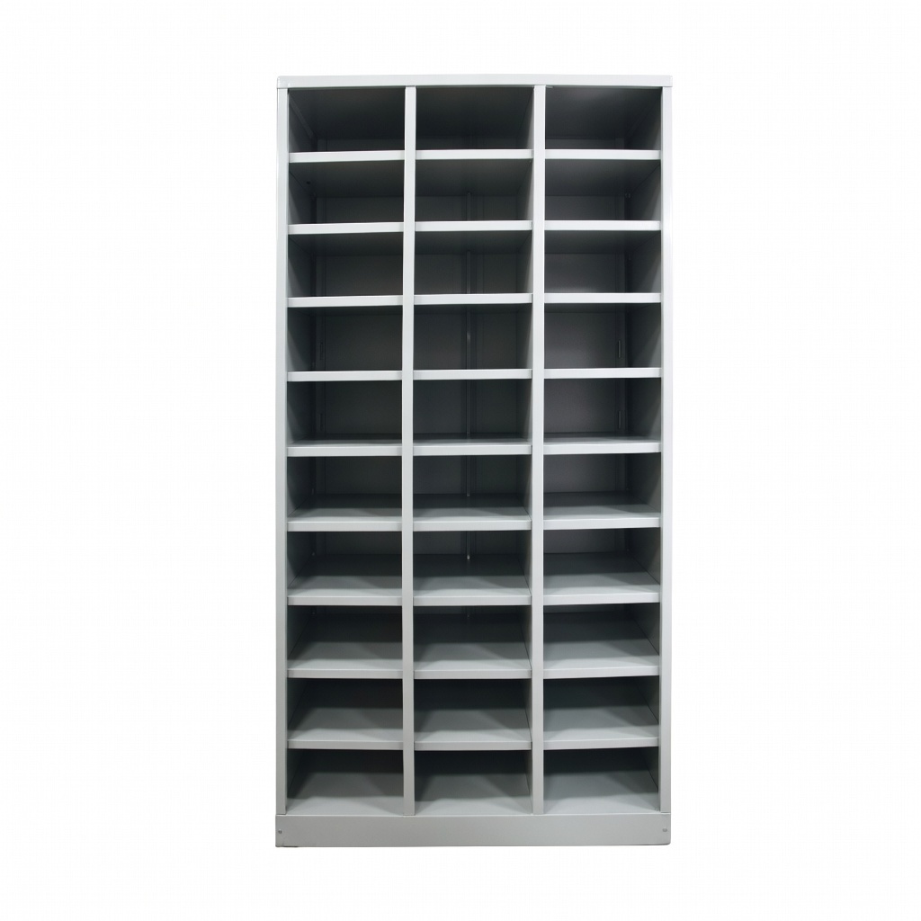 Full Height 30 Pigeon Hole Steel Cabinet