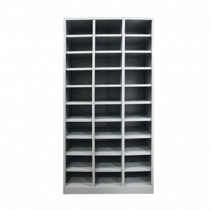 Full Height 30 Pigeon Hole Steel Cabinet