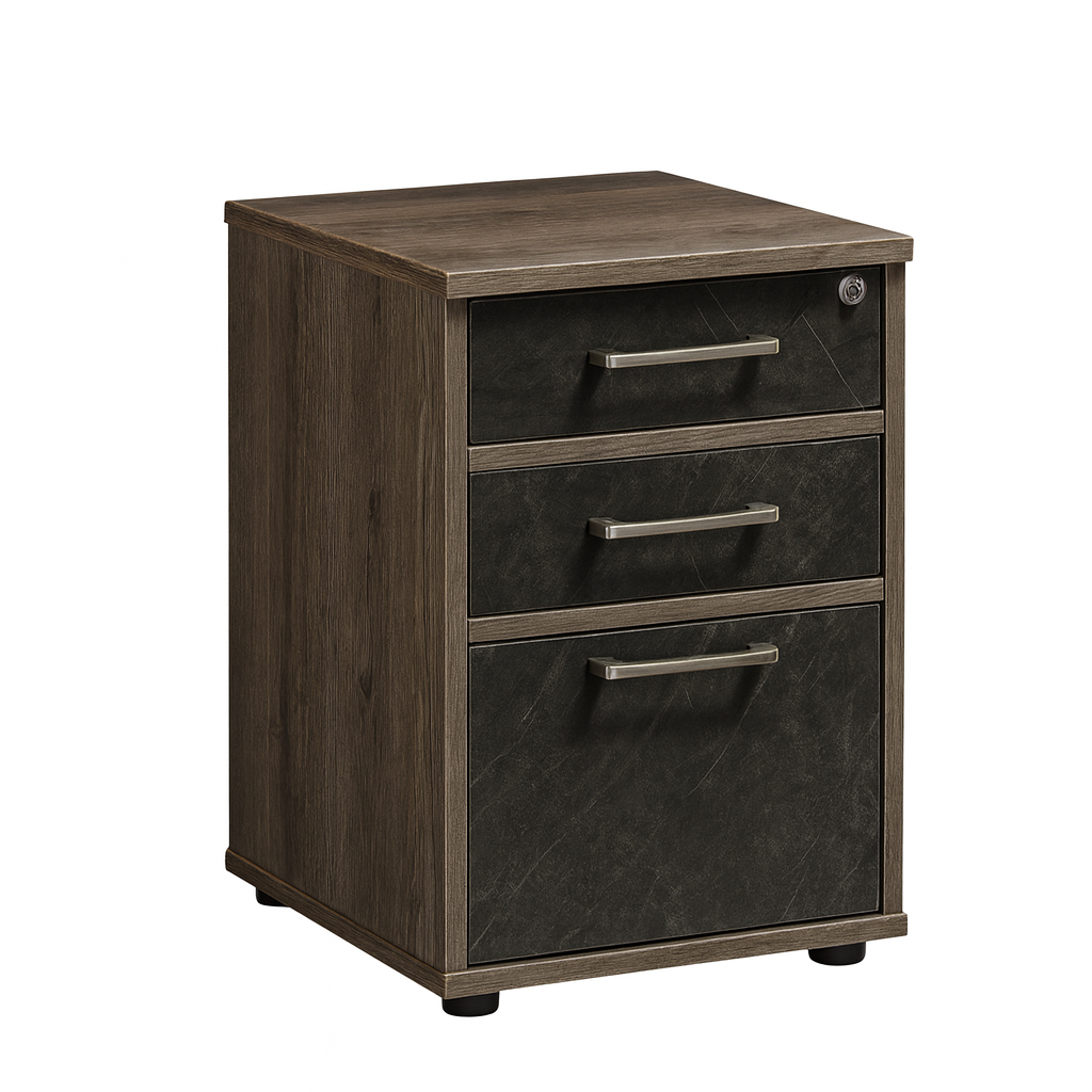 PIX9 Director Table with Side Cabinet