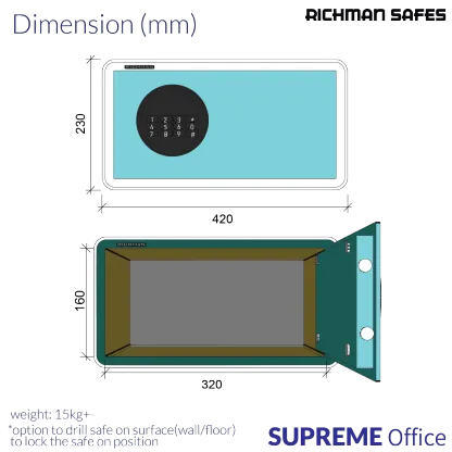 RICHMAN Home/Hotel Safe (kindly contact us before ordering)