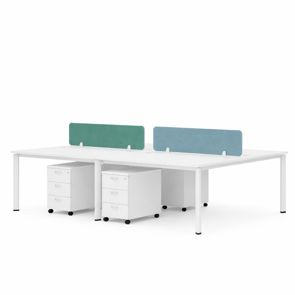 UT Workstation Set - 4 Seater only (2400W x 1500D x 750H mm)