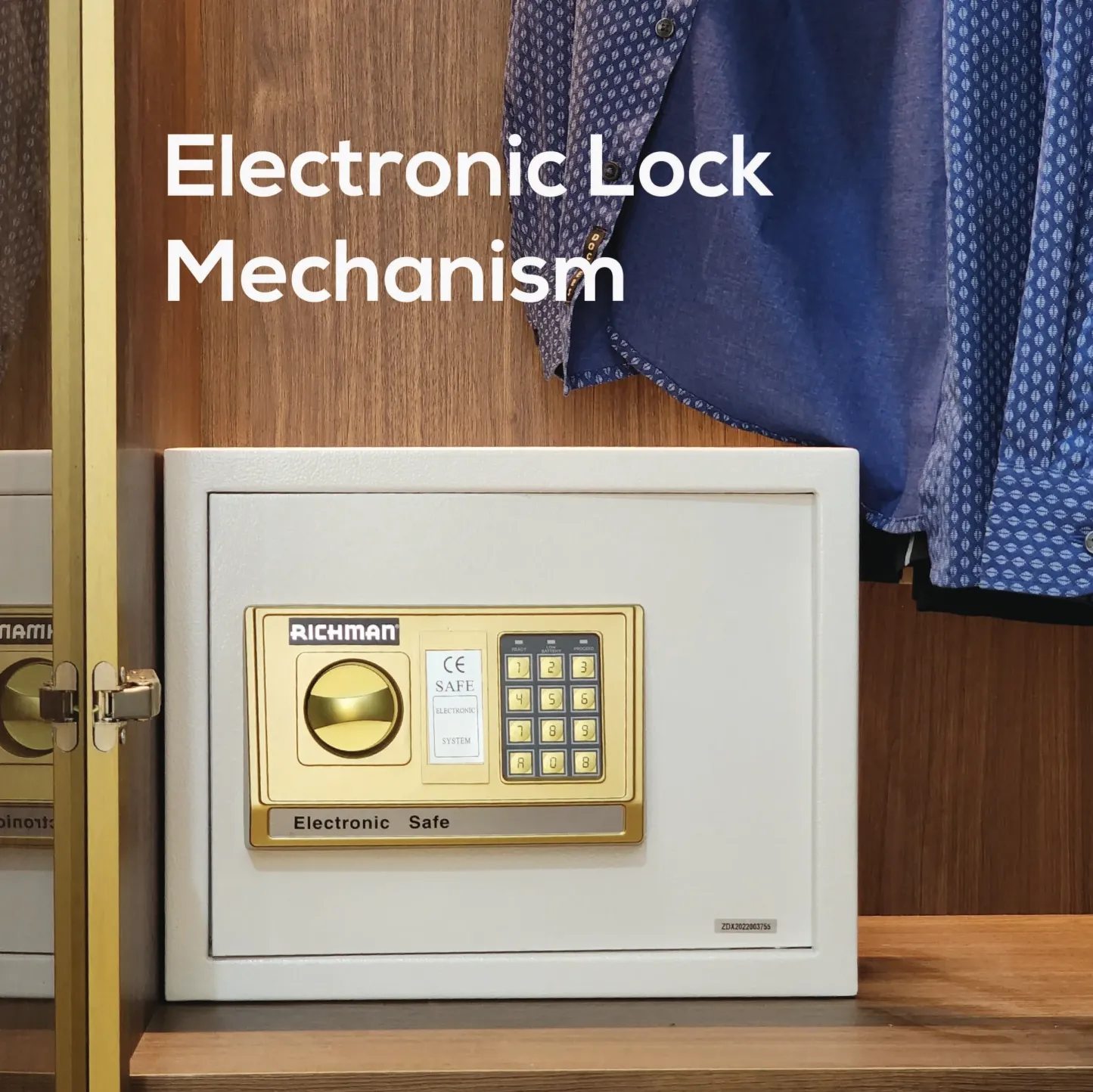 Small Electronic Safe Box - Fit for Home/Hotel/Office use