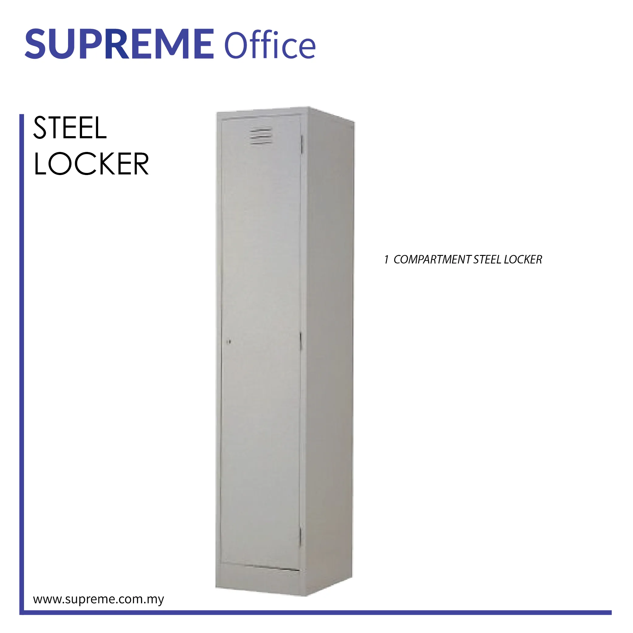 1 Compartment Steel Locker
