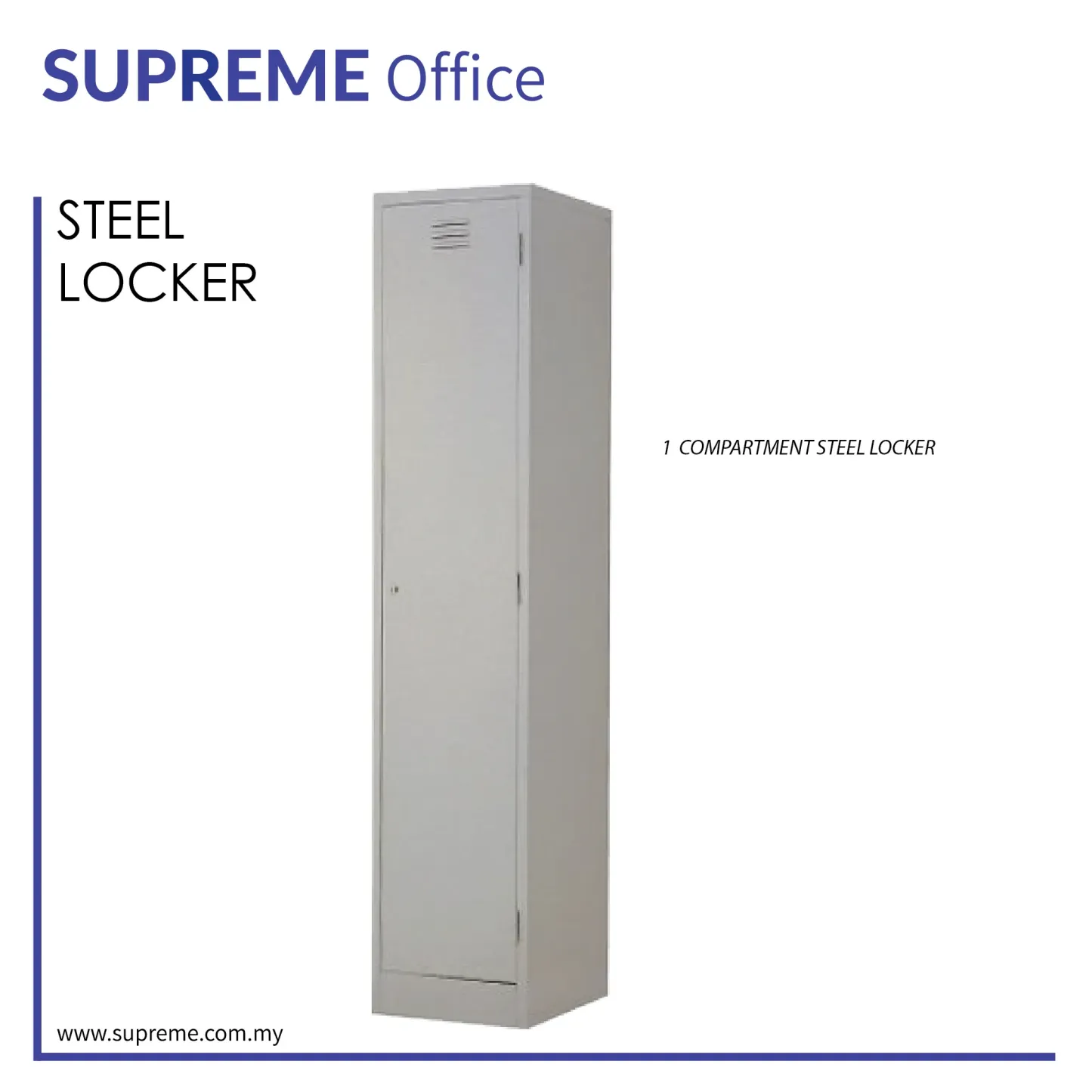 1 Compartment Steel Locker