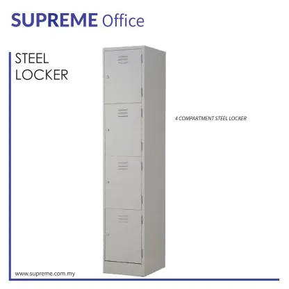 4 Compartment Steel Locker (Four)