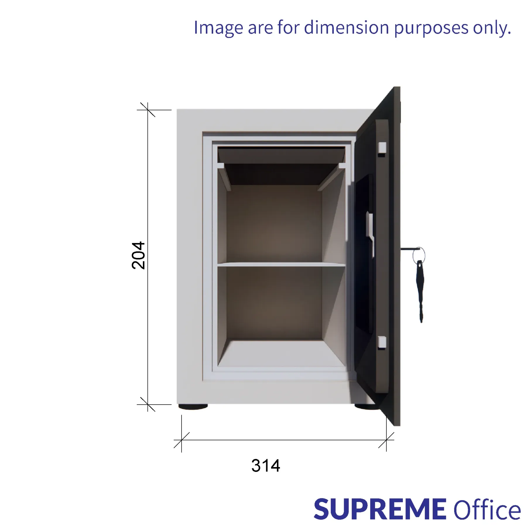 RICHMAN 57KG Medium Sized Fire Proof Safe - Electronic Lock (kindly contact us before ordering)
