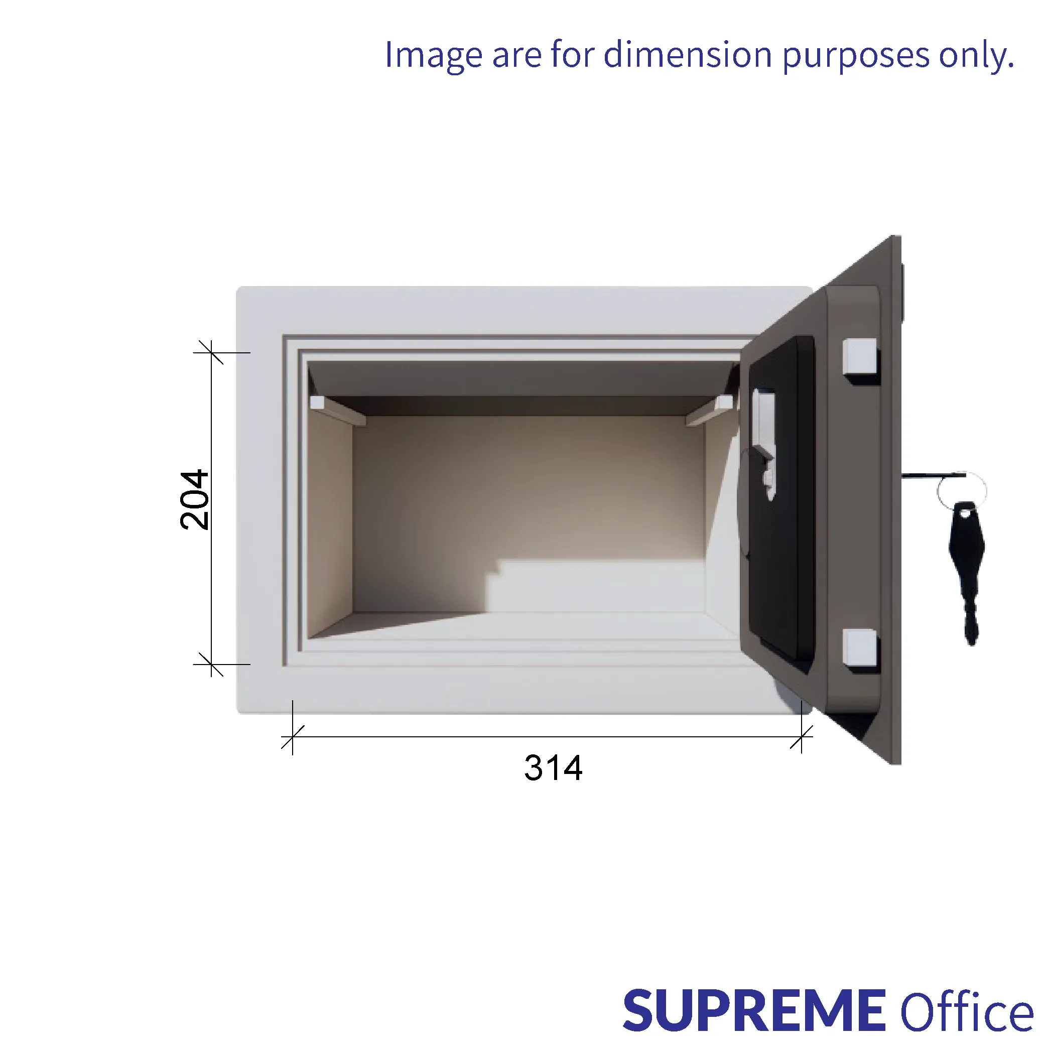 RICHMAN 37kg Small Sized Fire Resistant Safe Box -  Dial Lock (kindly contact us before ordering)