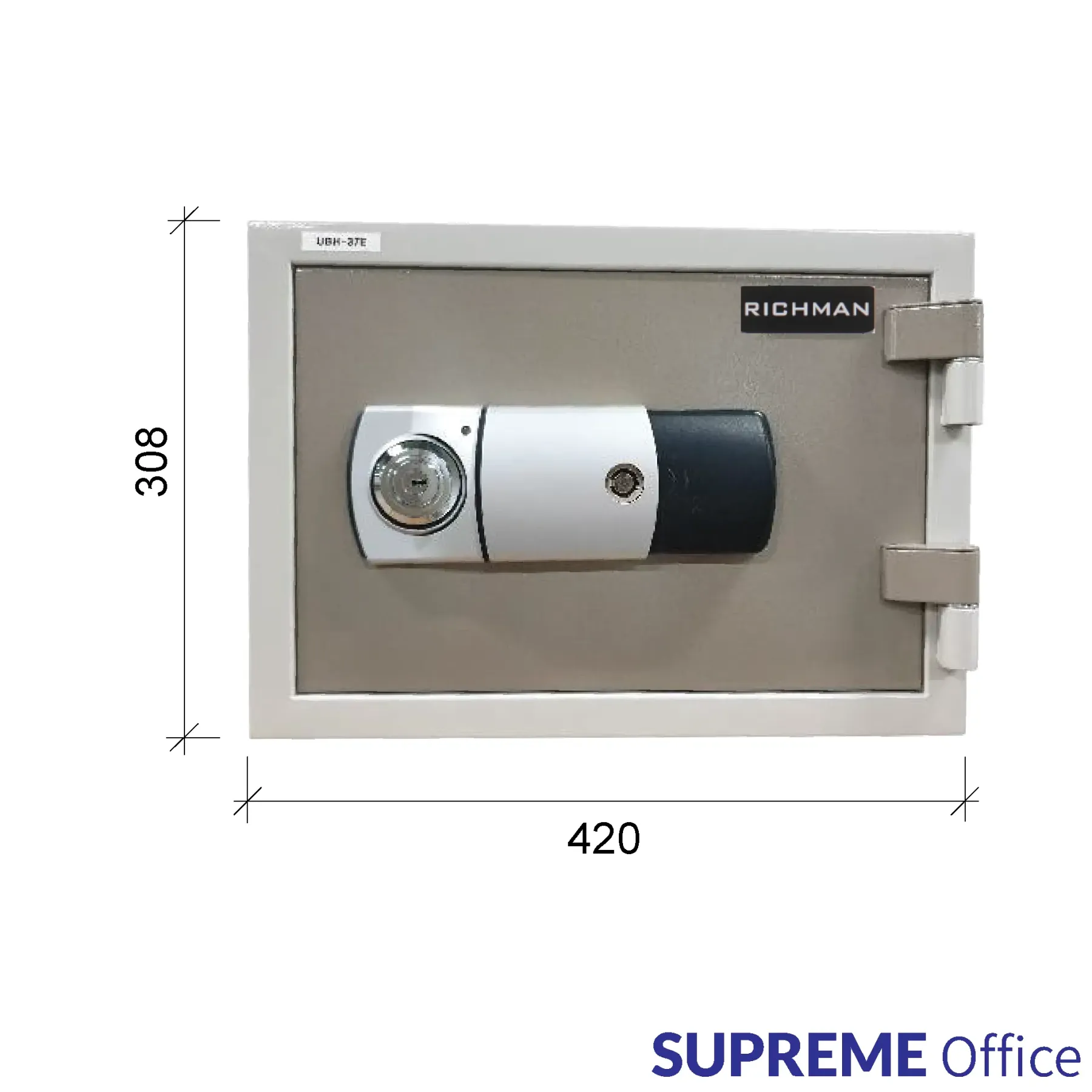 RICHMAN 37KG Small Sized Fire Resistant Safe Box (Fire Resistant Up to 2 hours!)