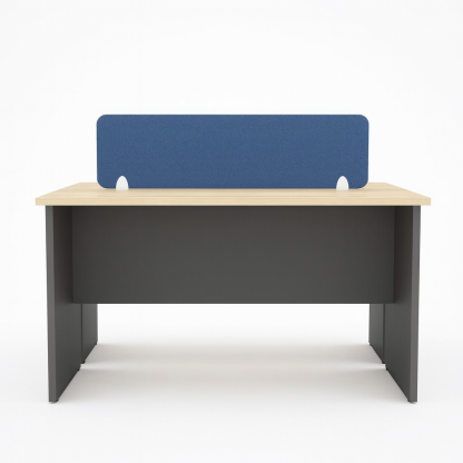 2 Seater Workstation with Fabric Partition (G)