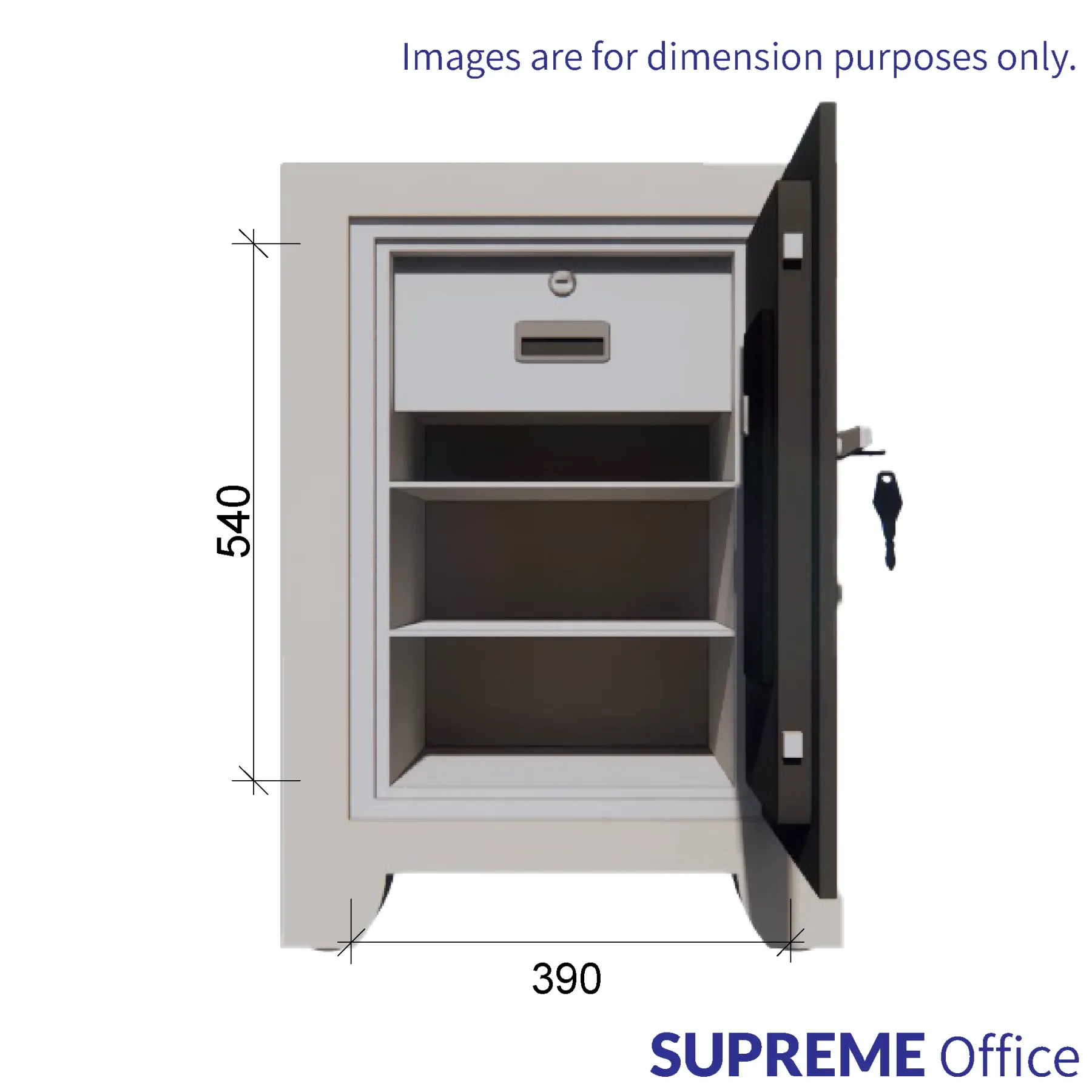 RICHMAN 140kg Medium Sized Fire Resistant Safe (Digital Lock) (kindly contact us before ordering)