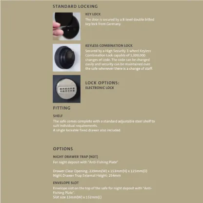 Chubbsafes - Mini Banker Series (kindly contact us before ordering)