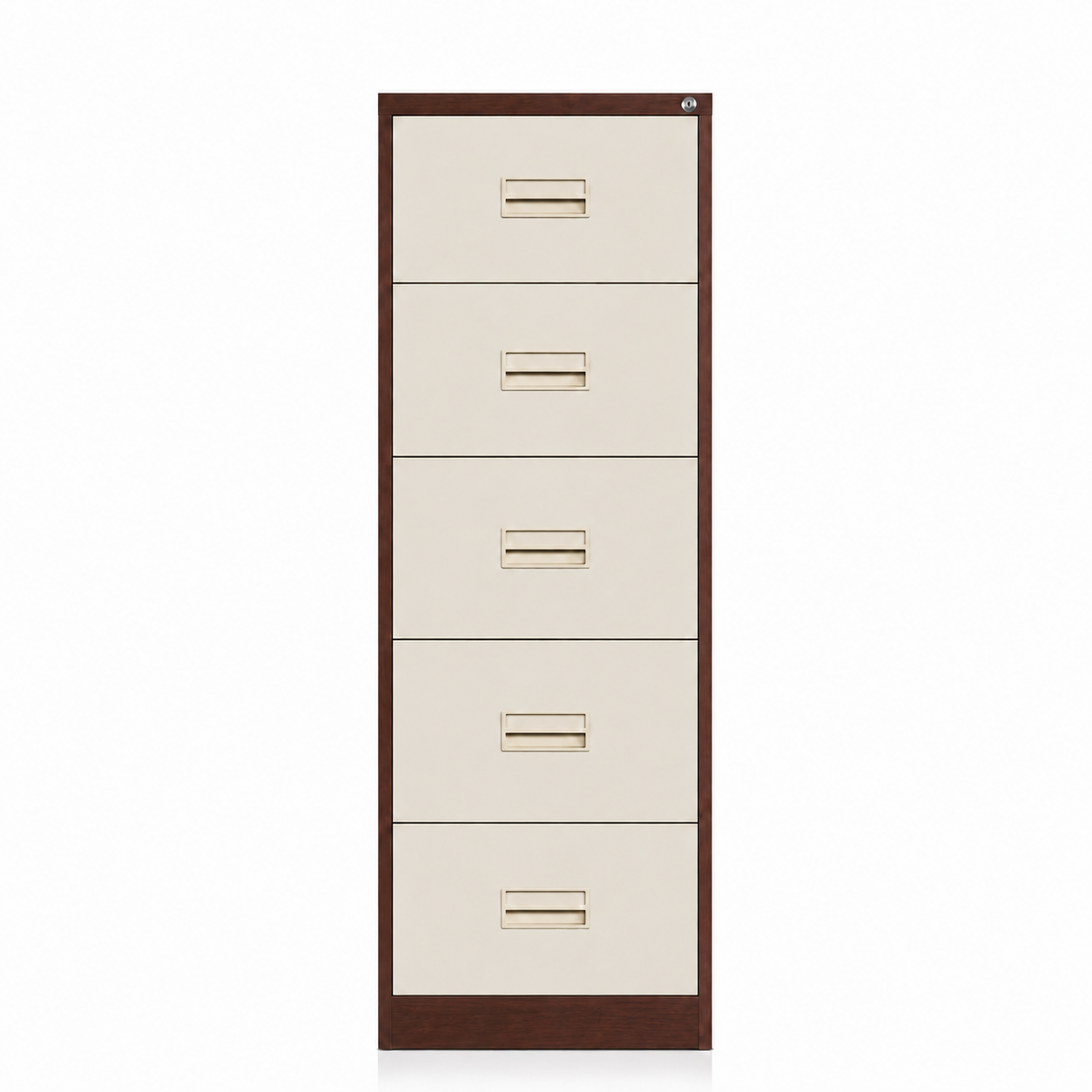5 Drawer Filing Cabinet with Recess Handle c/w Ball Bearing Slide