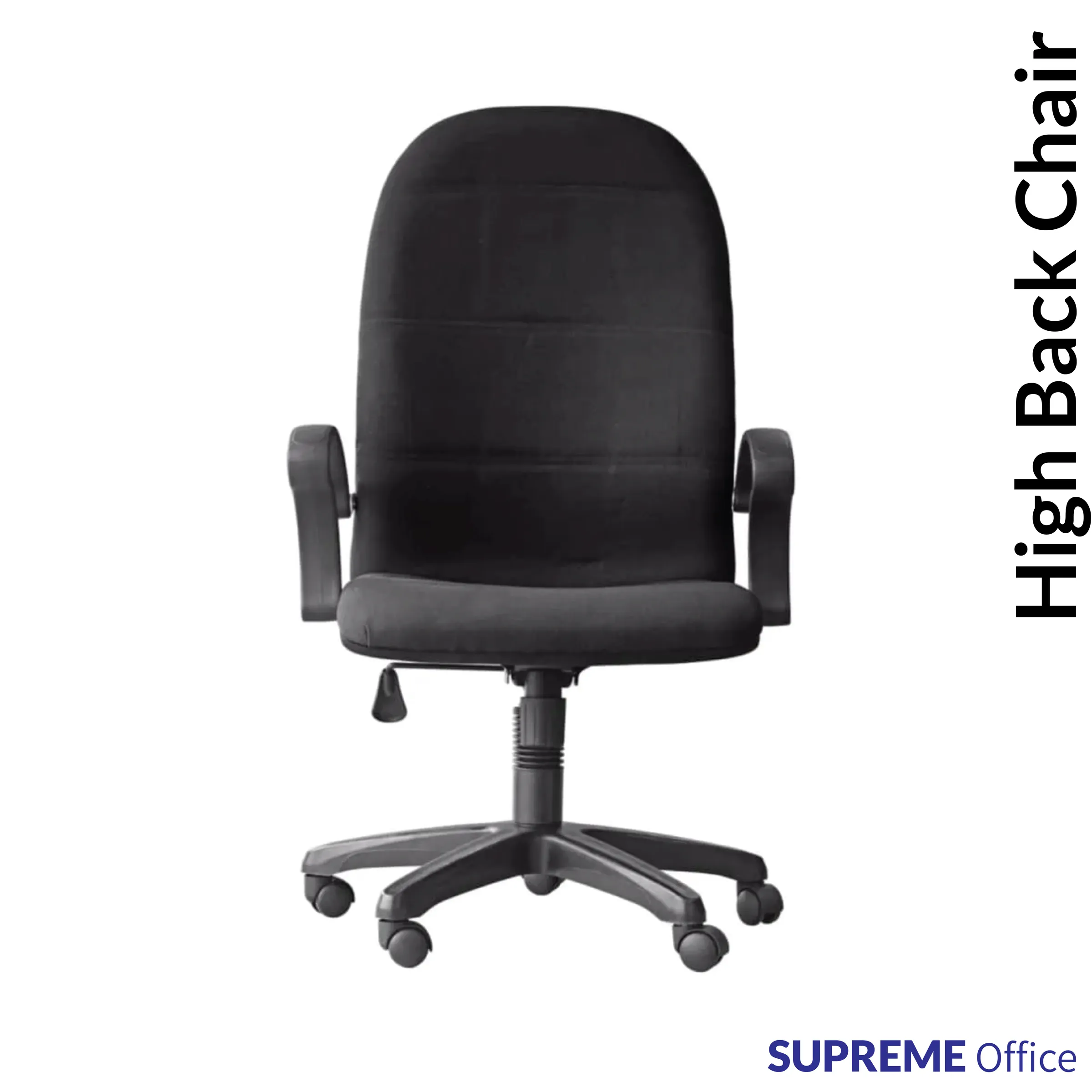 High Back Office Chair - Fabric material
