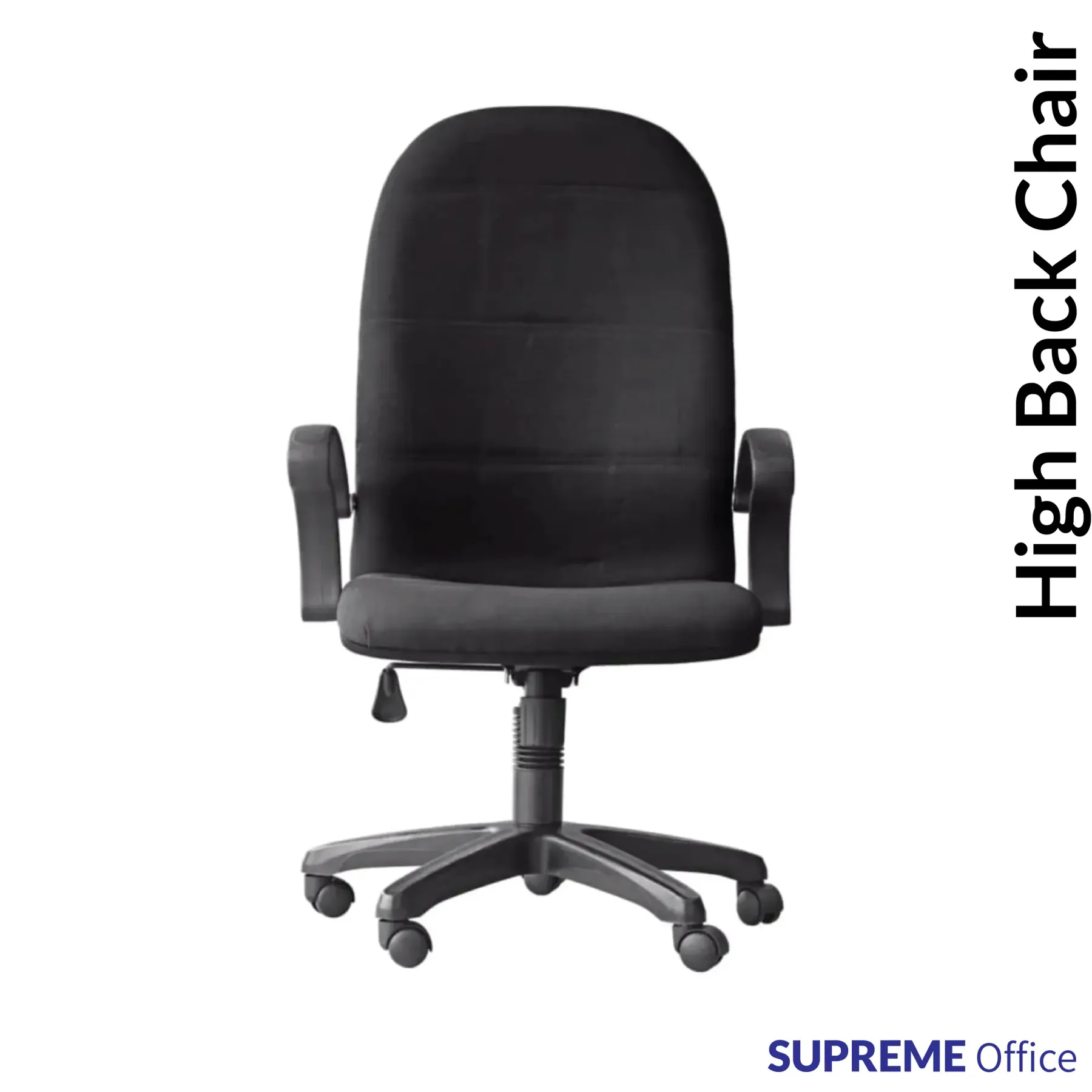 High Back Office Chair - Fabric material