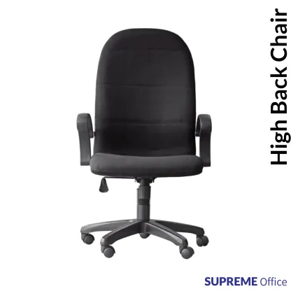 High Back Office Chair - Fabric material