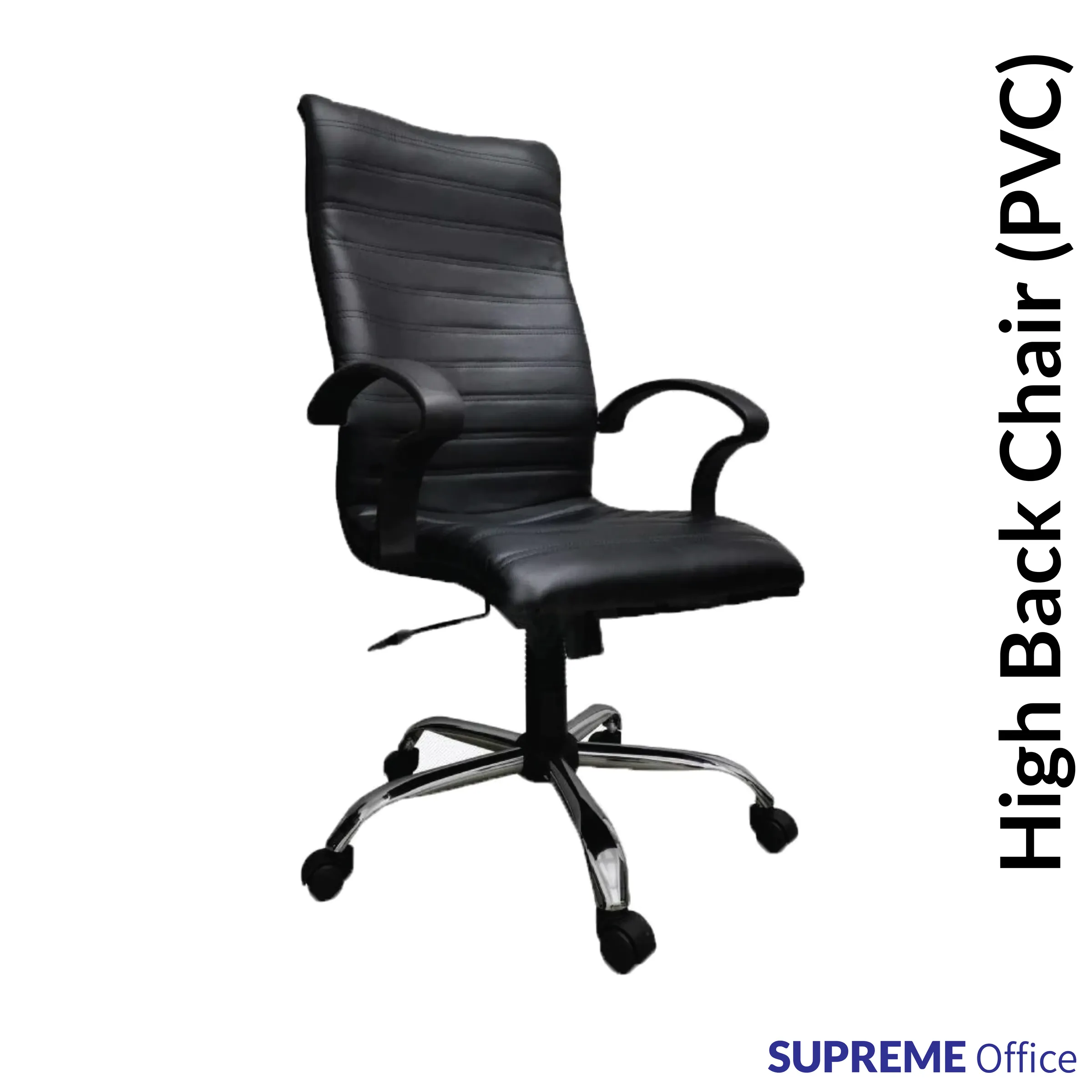 Budget High Back Office Chair - PVC version