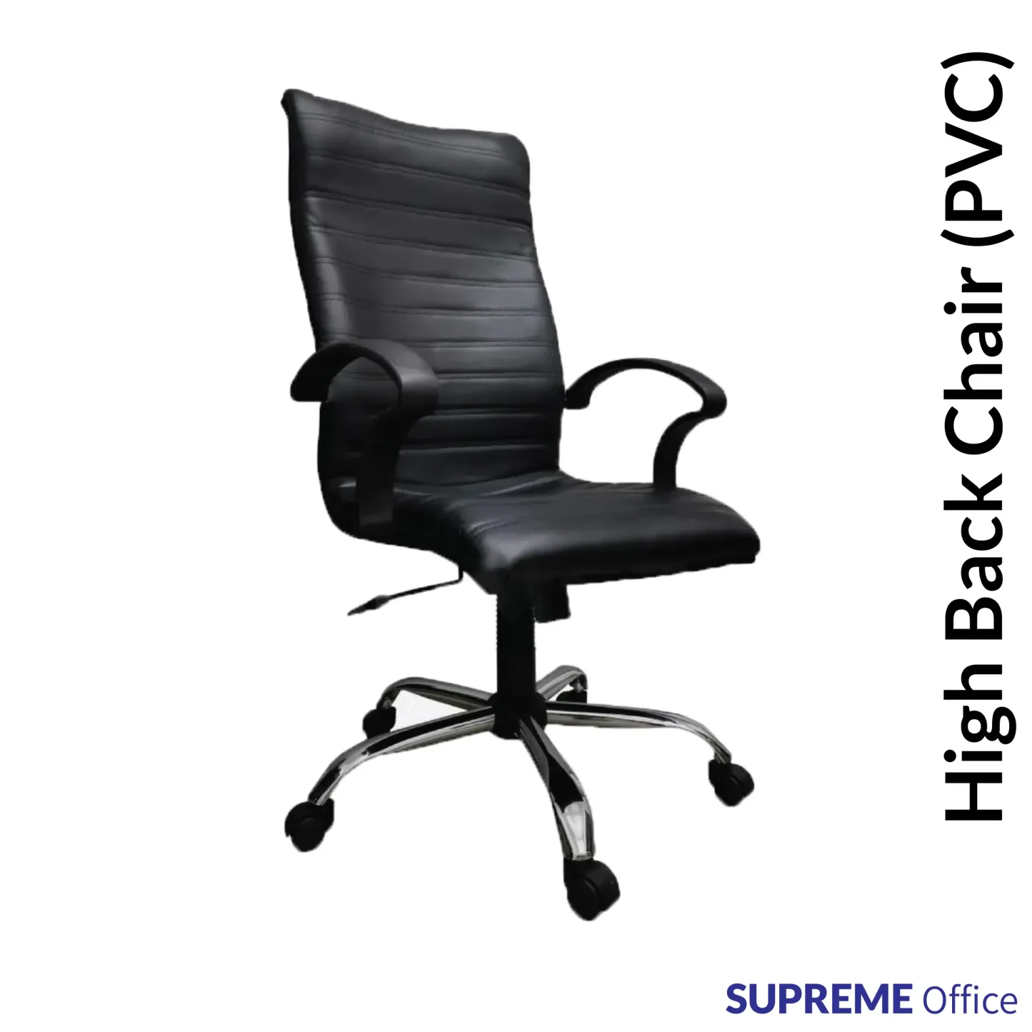 Budget High Back Office Chair - PVC version