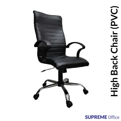 Budget High Back Office Chair - PVC version