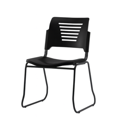 PEW2 Student Chair with Epoxy Black Leg (PP Shell)