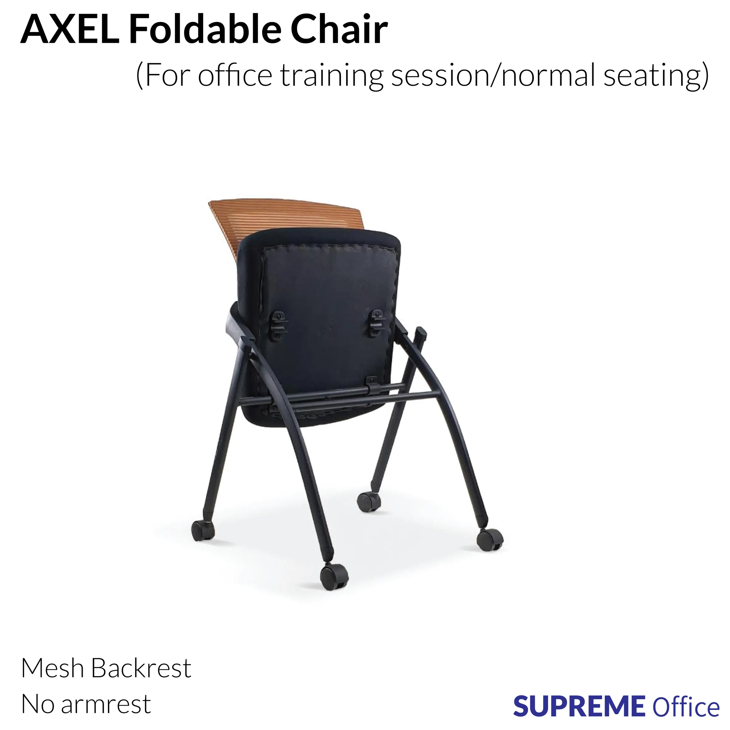 Axel Training Chair with Mesh Backrest (no armrest)