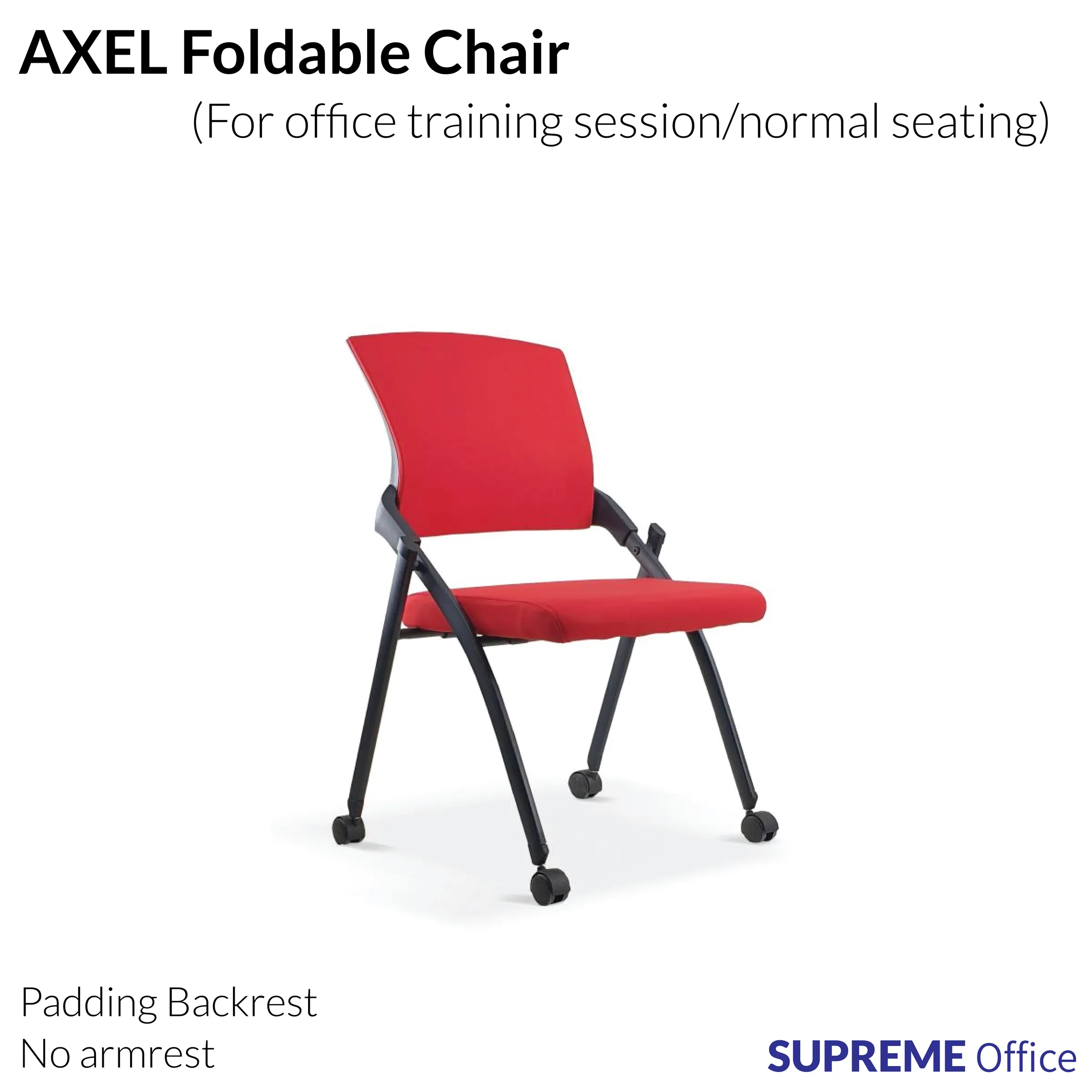 Axel Training Chair with Padding Backrest