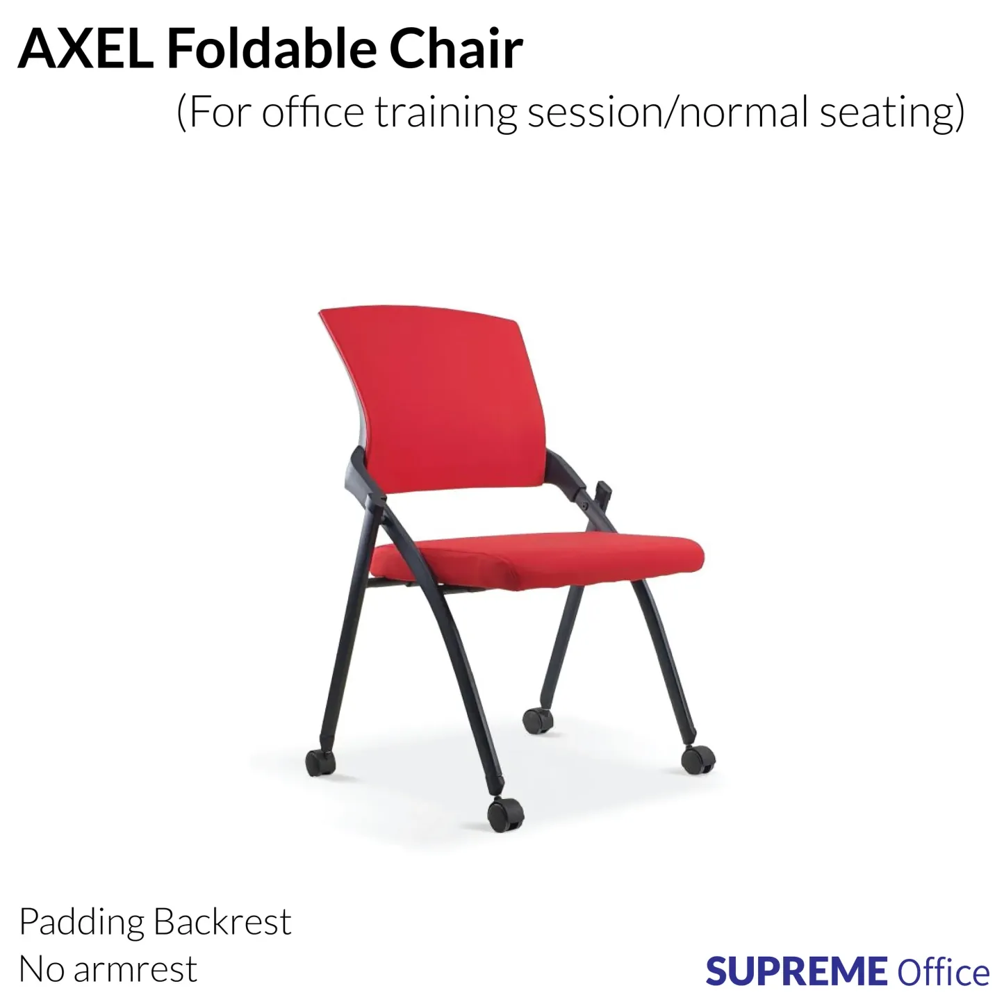 Axel Training Chair with Padding Backrest