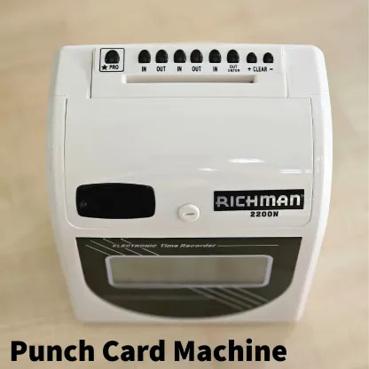 Electronic Time Recorder Punch Card Machine