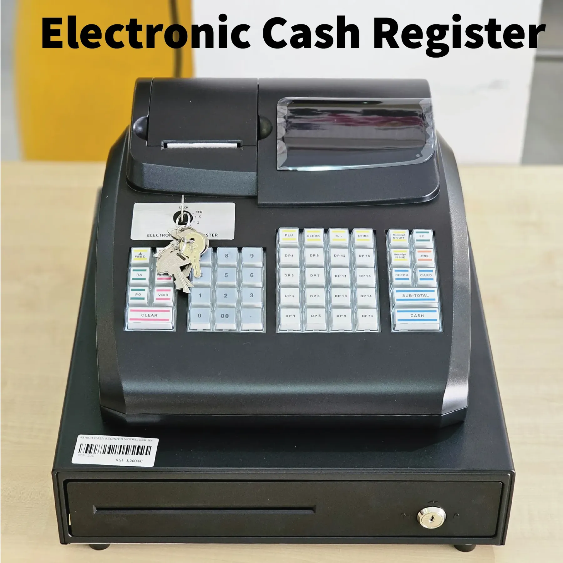 Electronic Cash Register - ASHICA