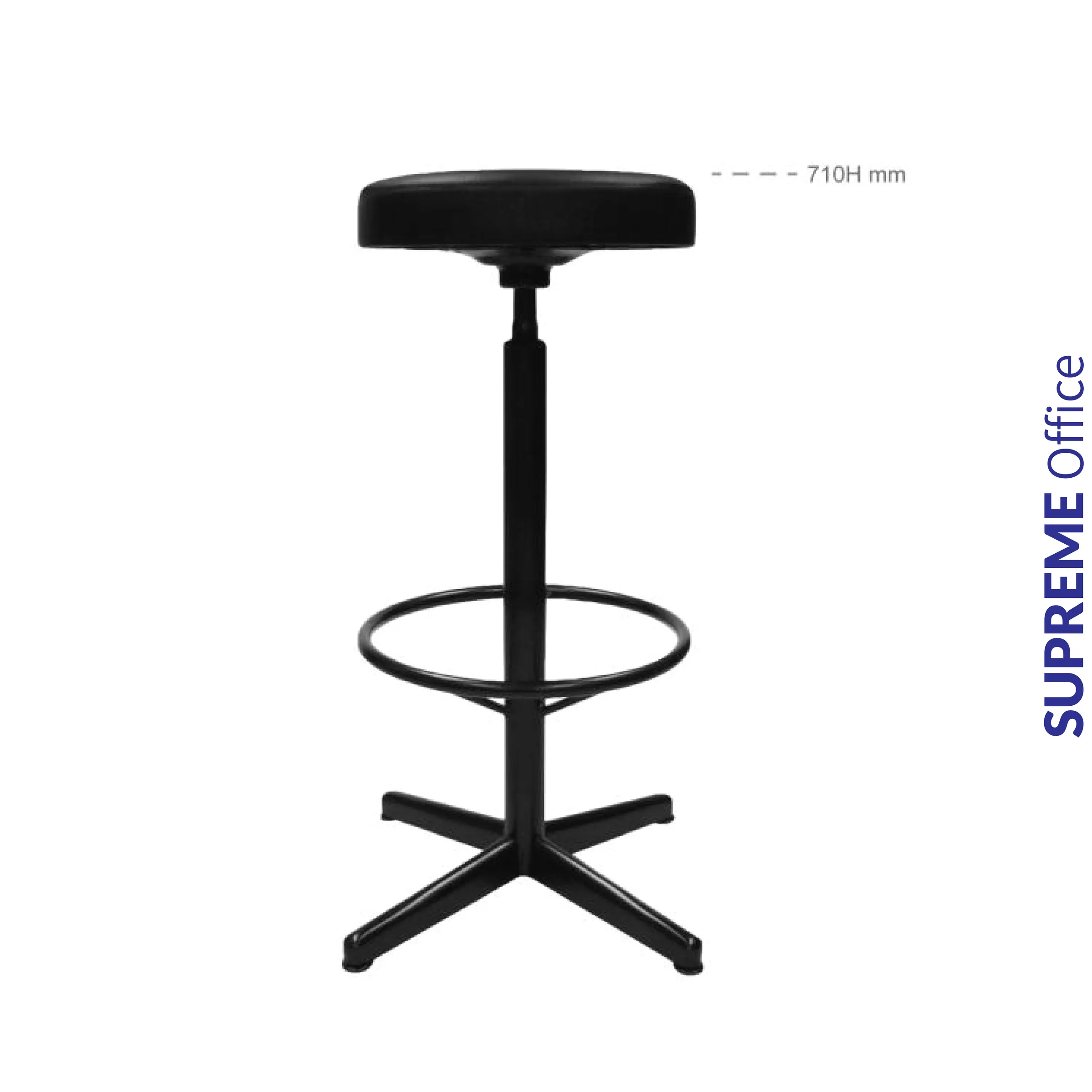 High Barstool with Footring