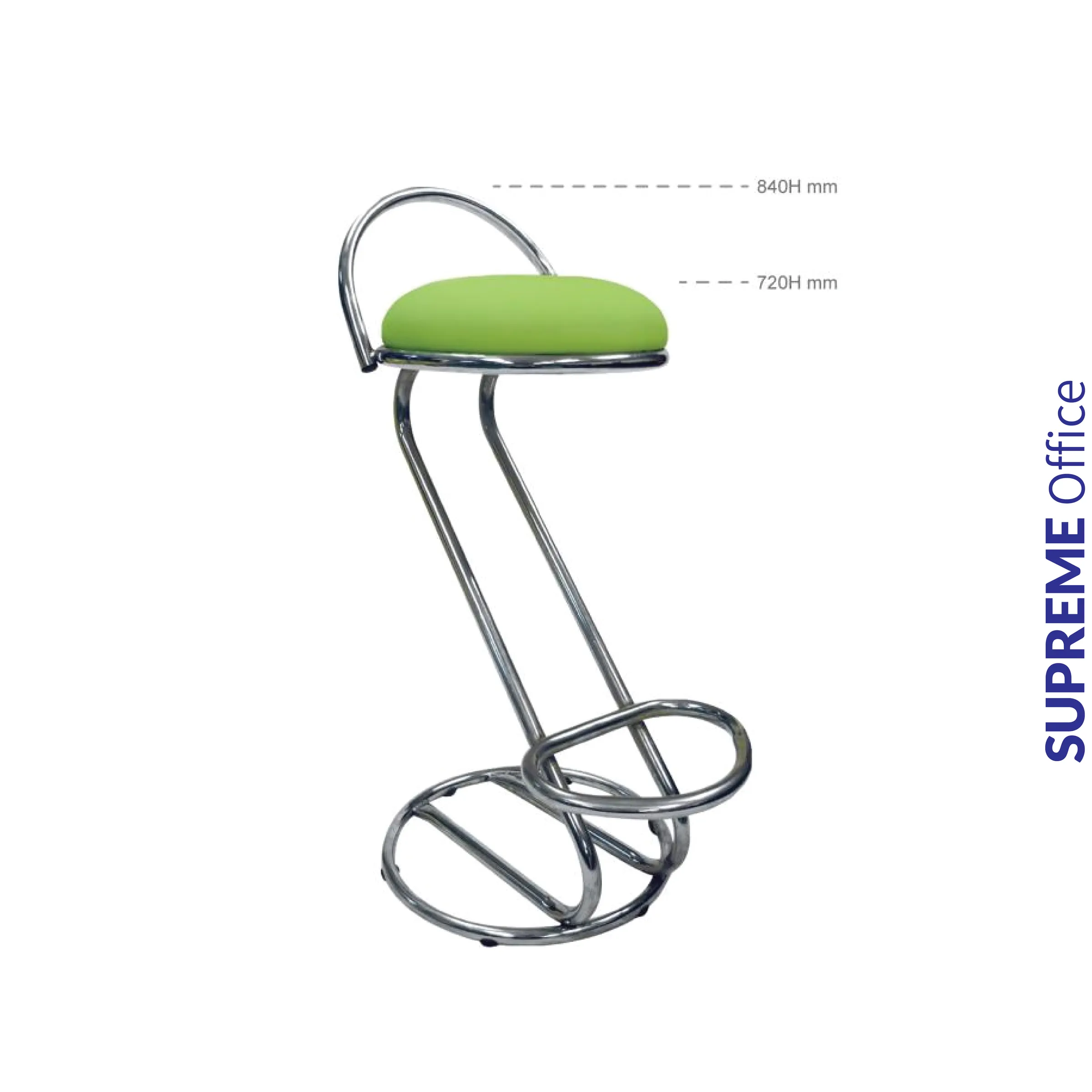 HIGH BARSTOOL WITH BACKREST (806)