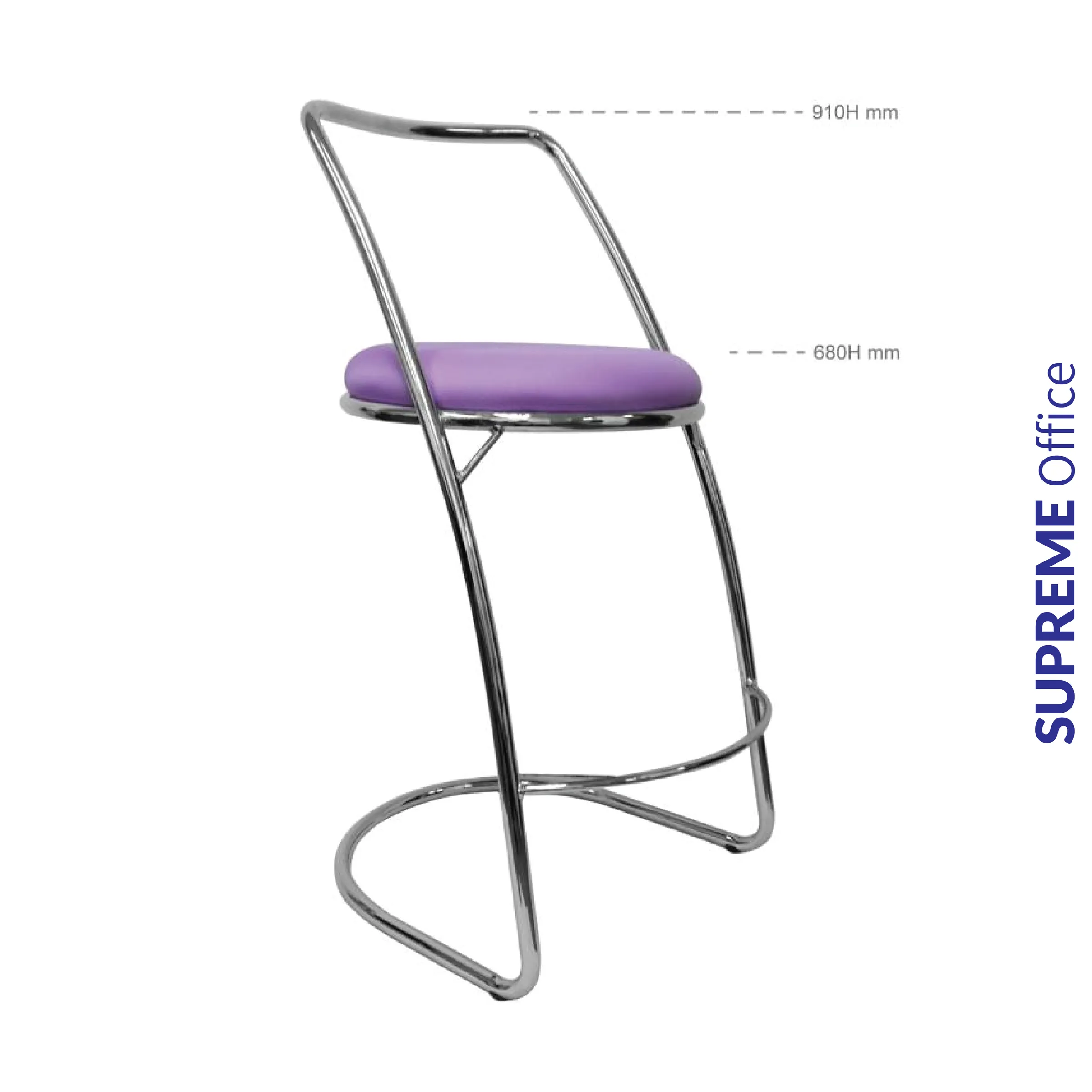 HIGH BARSTOOL WITH BACKREST (817)