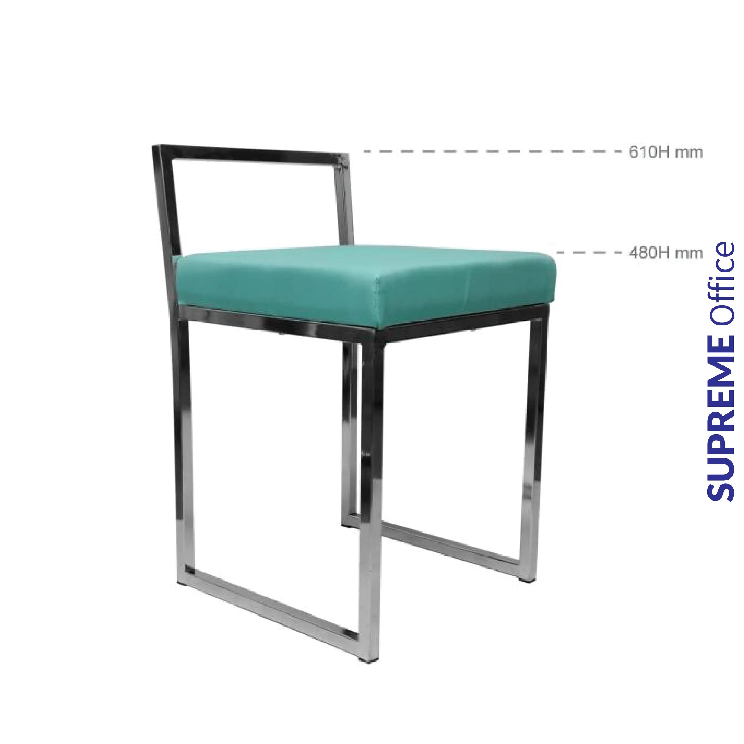 LOW BARSTOOL WITH BACKREST (819)