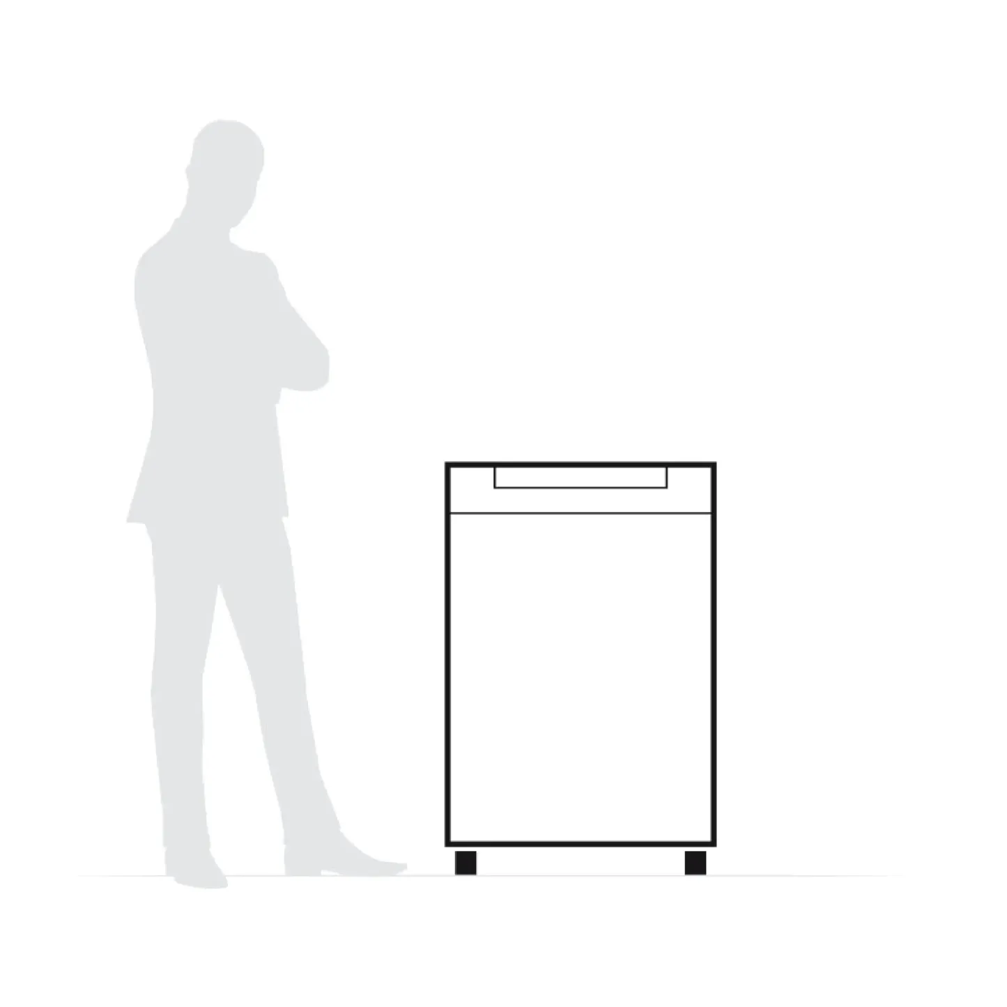 EBA 2326C Paper Shredder (4x40mm- Cross Cut)