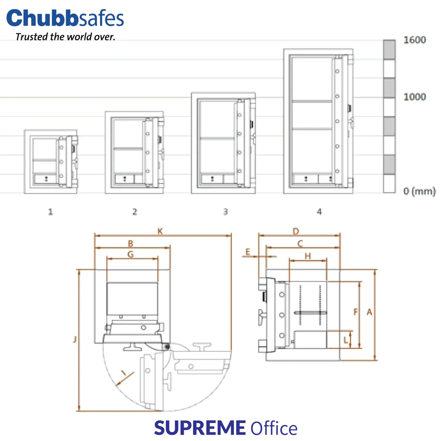 Chubbsafes - Fortress Safe (kindly contact us before ordering)