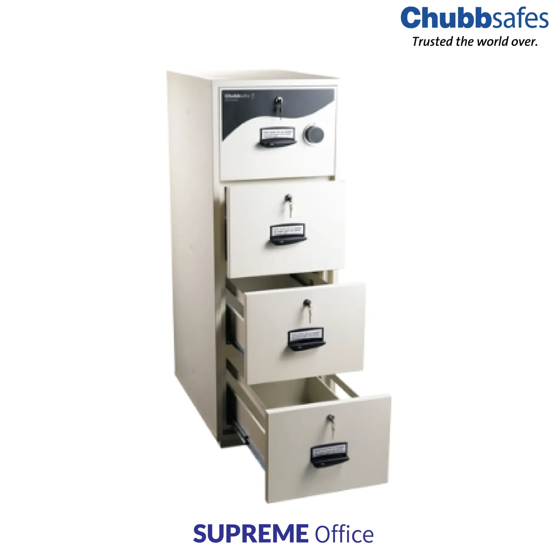 Chubbsafes RPF 5000 Series - 4 Drawer safe (kindly contact us before ordering)