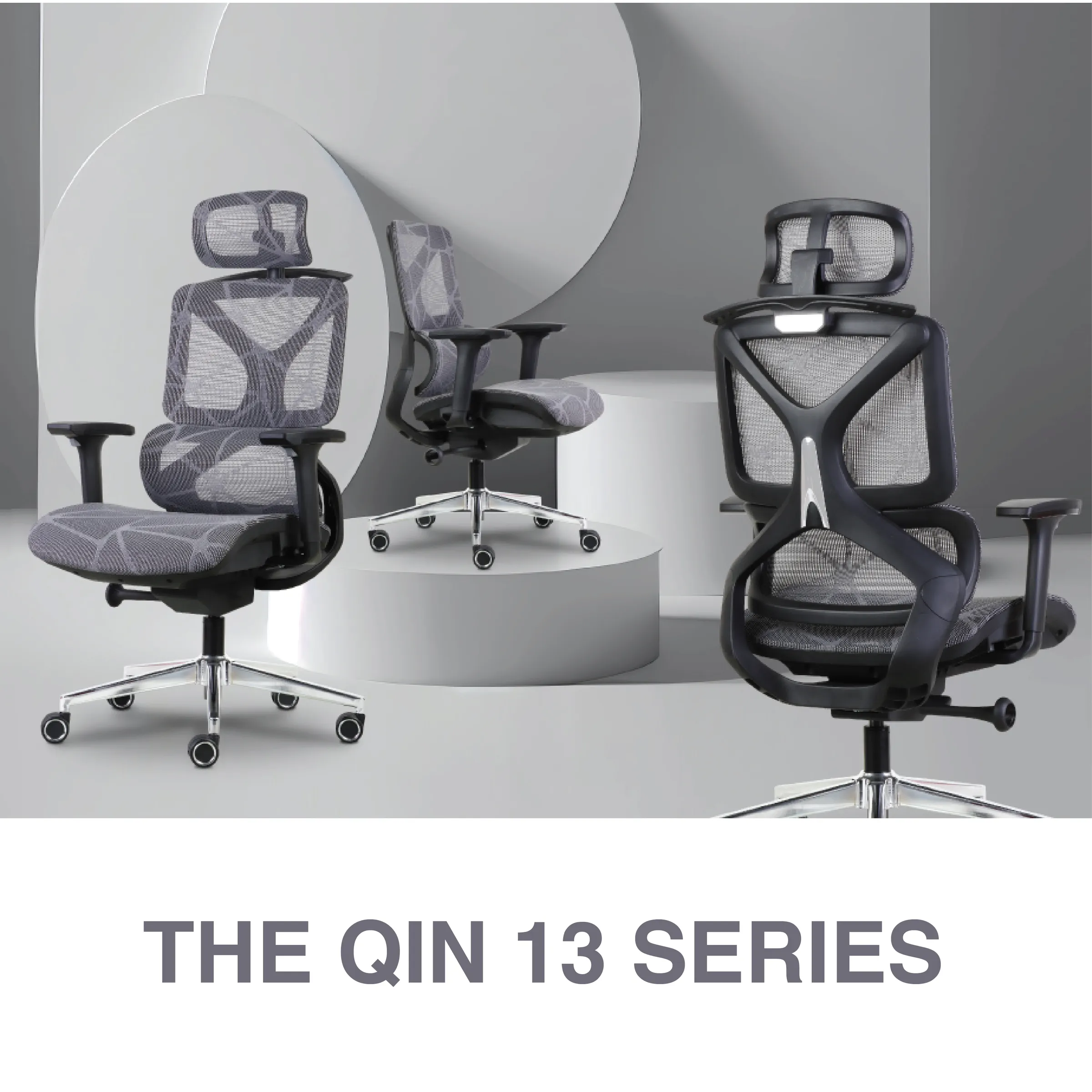 QIN 13 Medium Back Chair